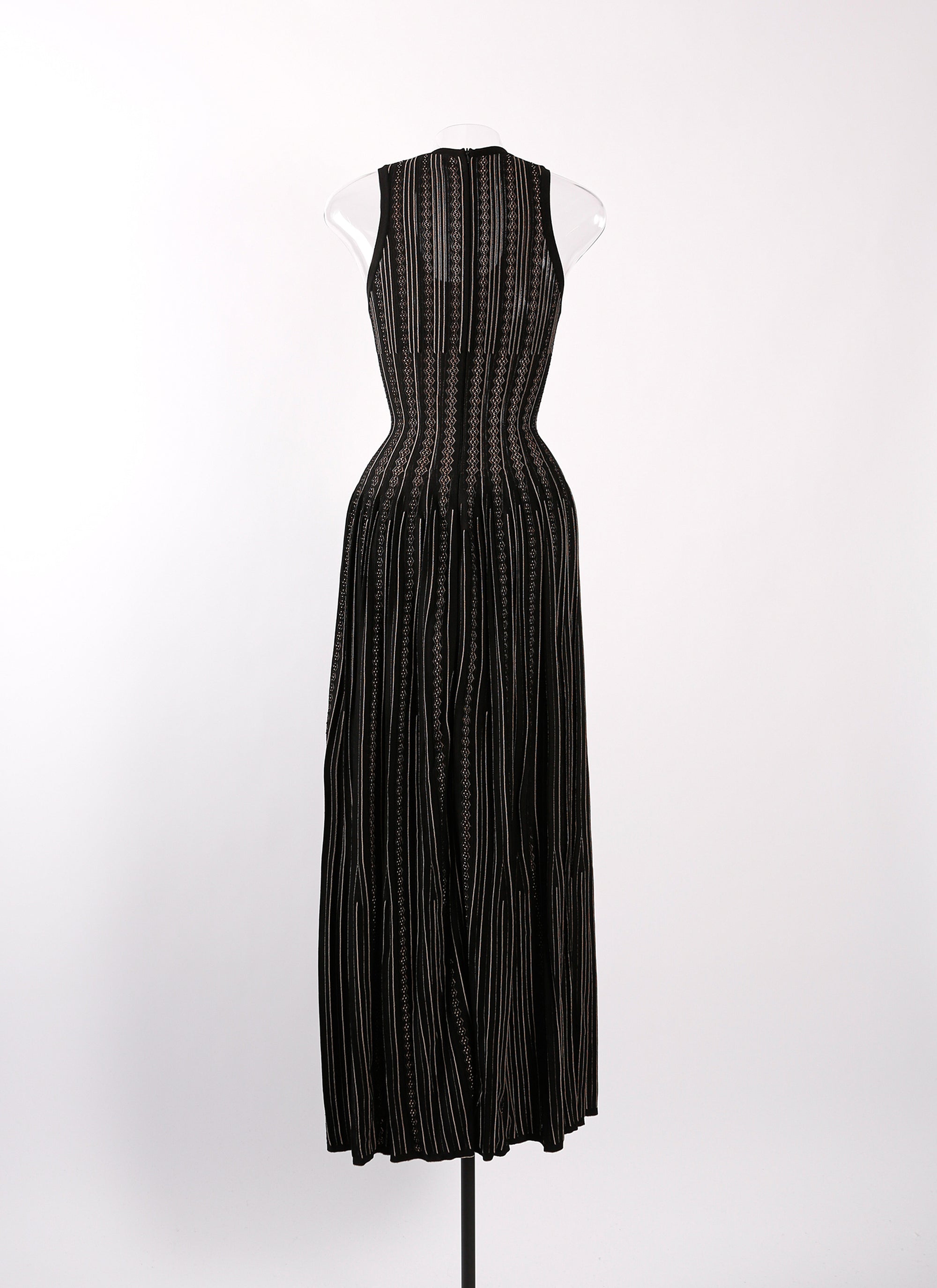 Robe sans manches Mistral - Noir & Beige