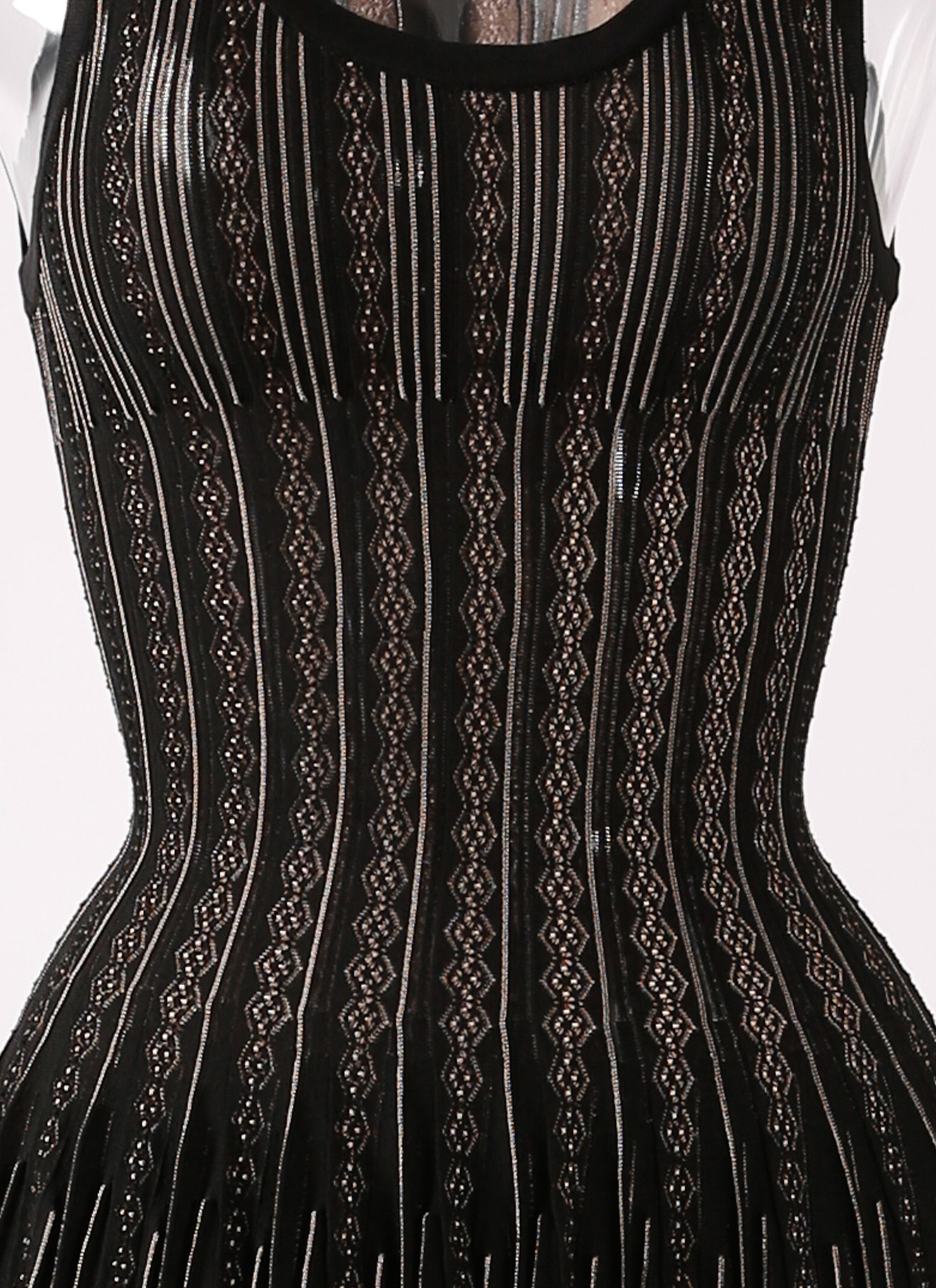 Robe sans manches Mistral - Noir & Beige