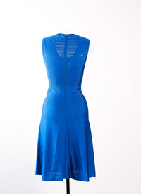 Bolchoi knitted sleeveless dress - Electric Blue