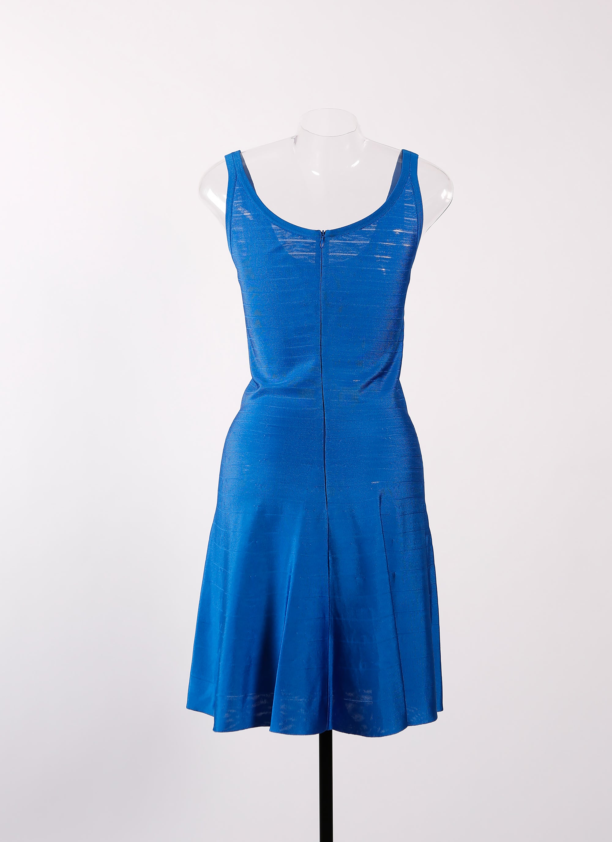 Bolchoi mesh strapless dress - Electric Blue