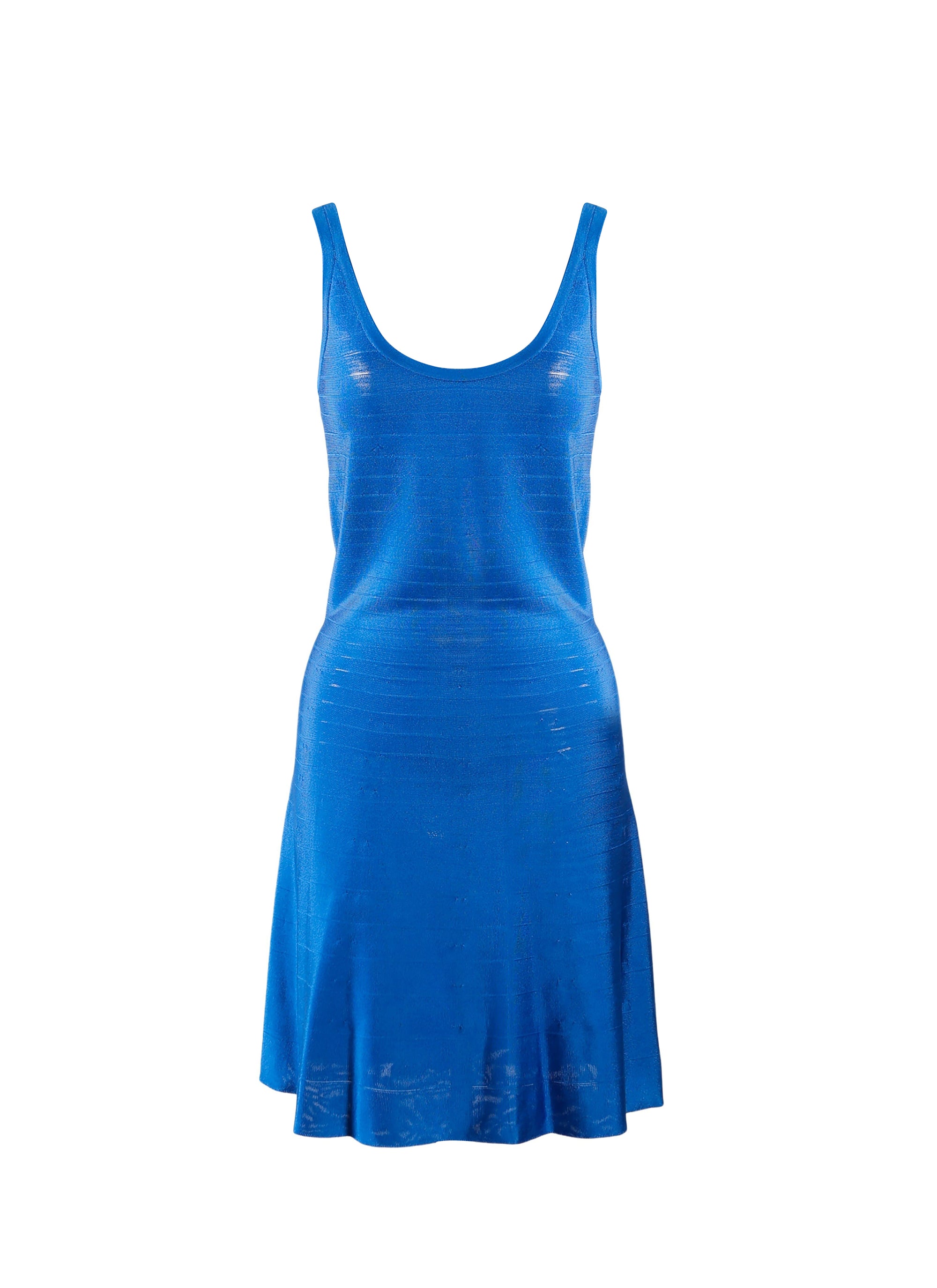 Bolchoi mesh strapless dress - Electric Blue