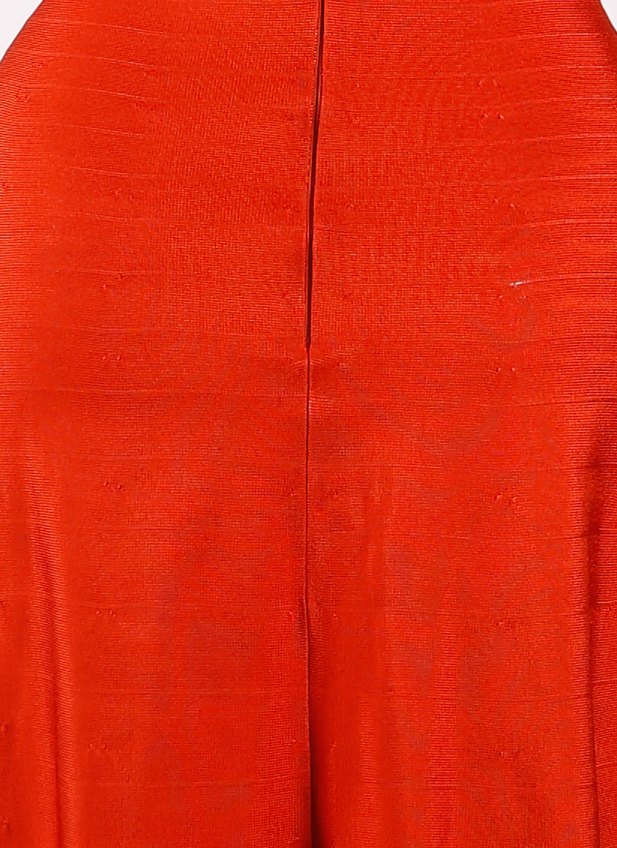 Robe sans manches Bolchoi en maille - Orange Sanguine