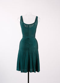 Robe sans manches Bolchoi en maille - Bleu Petrole