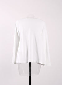 Long sleeve knitted jumper - Alabaster White