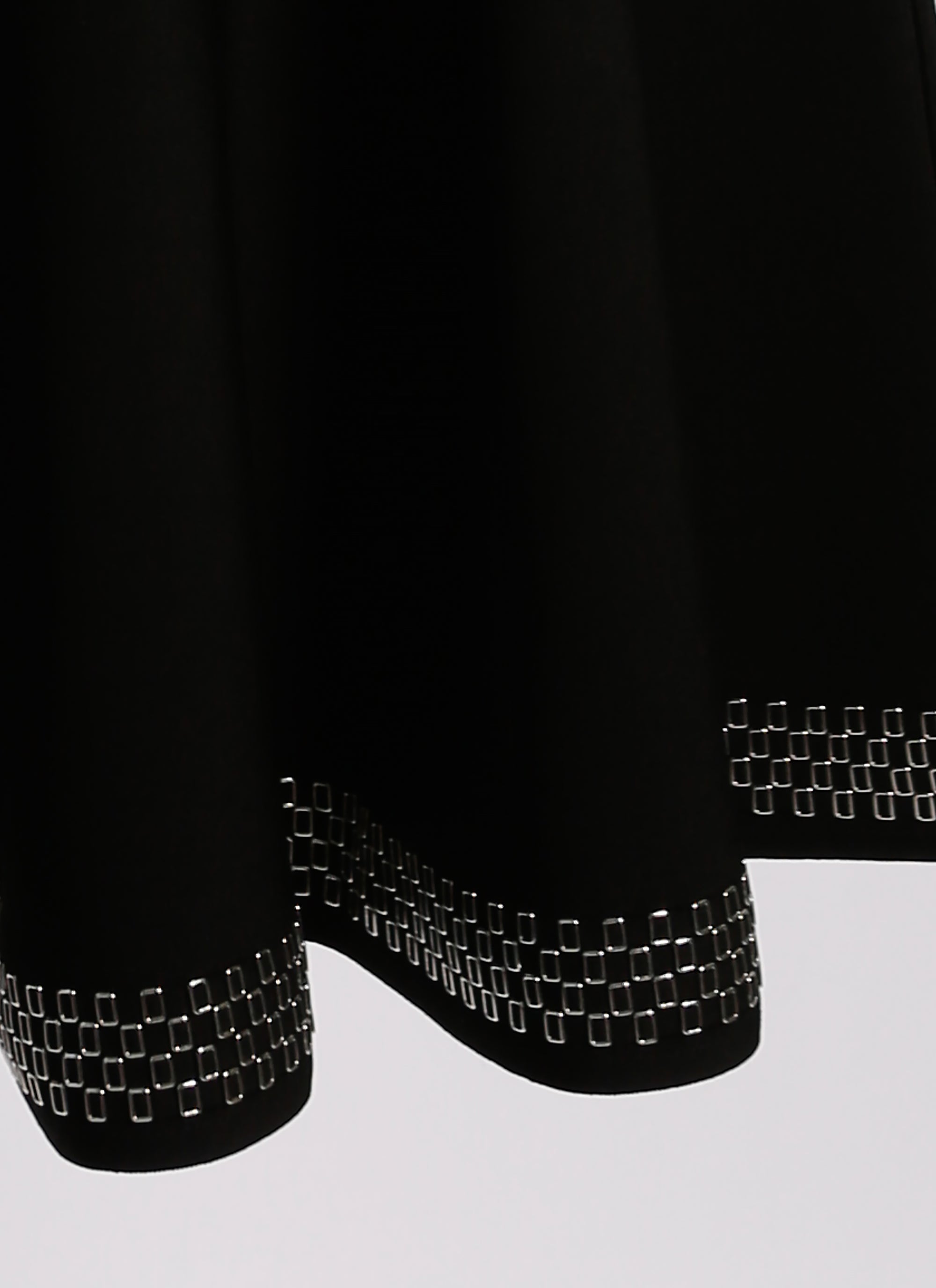 Jupe longue Tatoo en maille - Noir