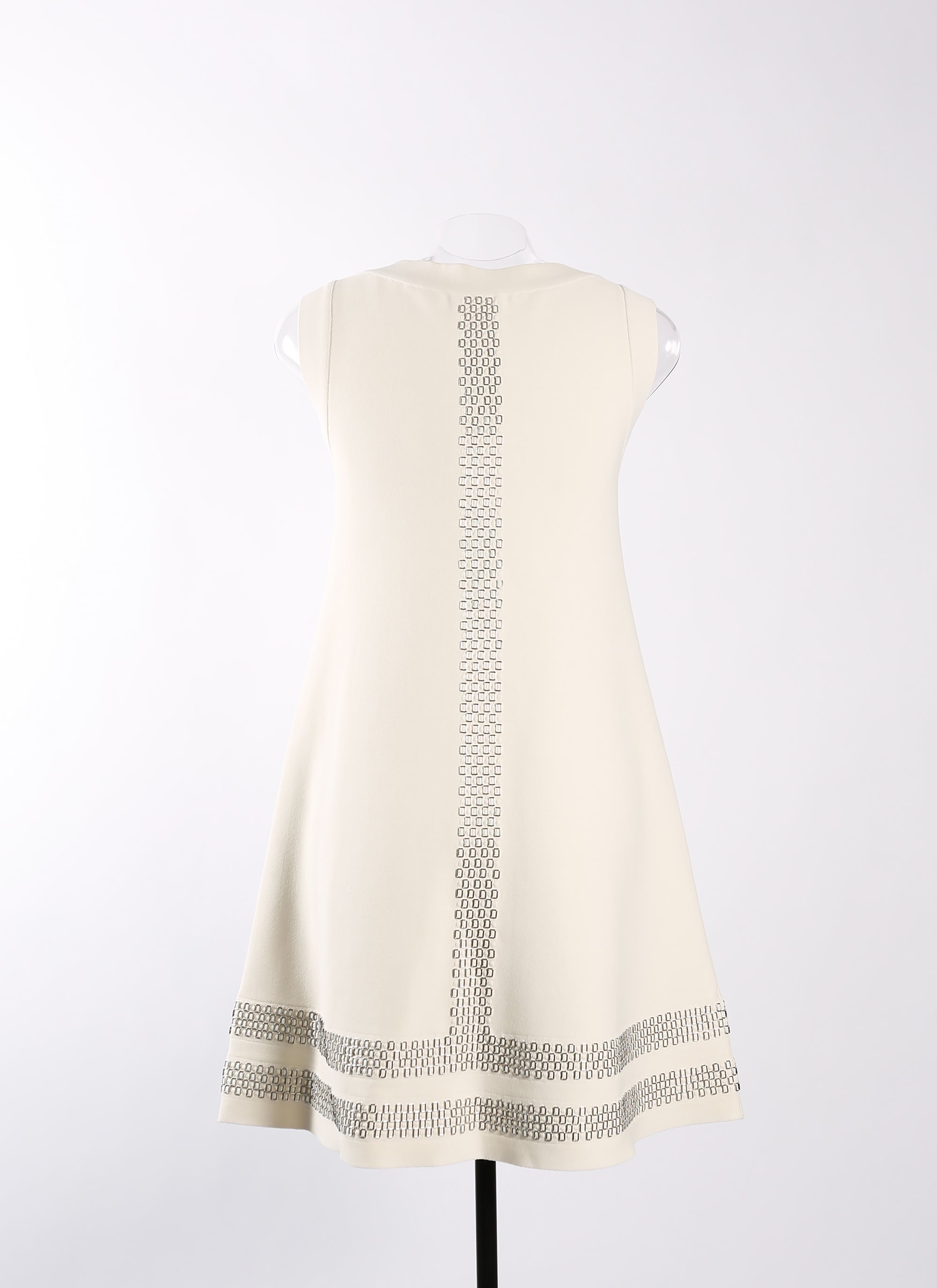 Robe sans manches Taboo en maille - Ecru