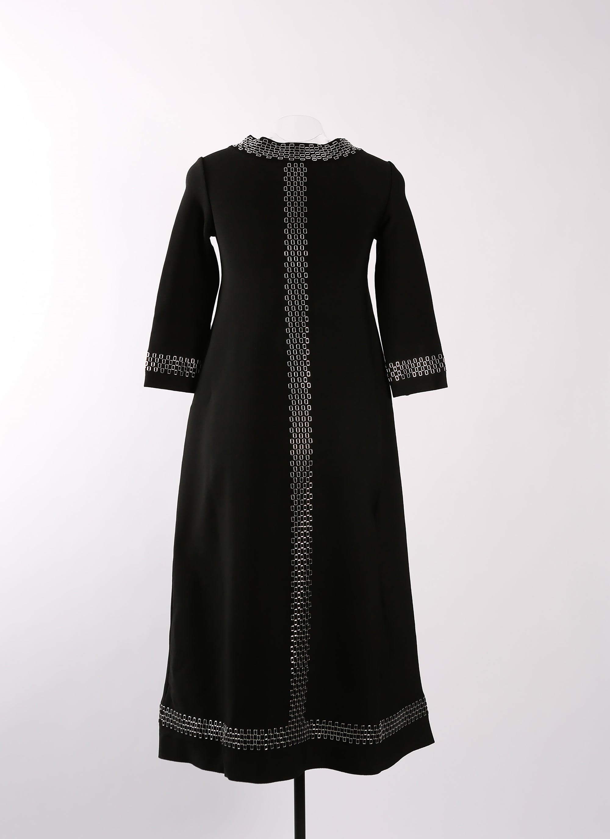 3/4 sleeve Taboo dress - Black