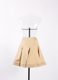 Jupe en gabardine - Beige