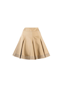 Jupe en gabardine - Beige