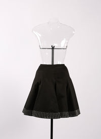 Jupe en gabardine - Noir
