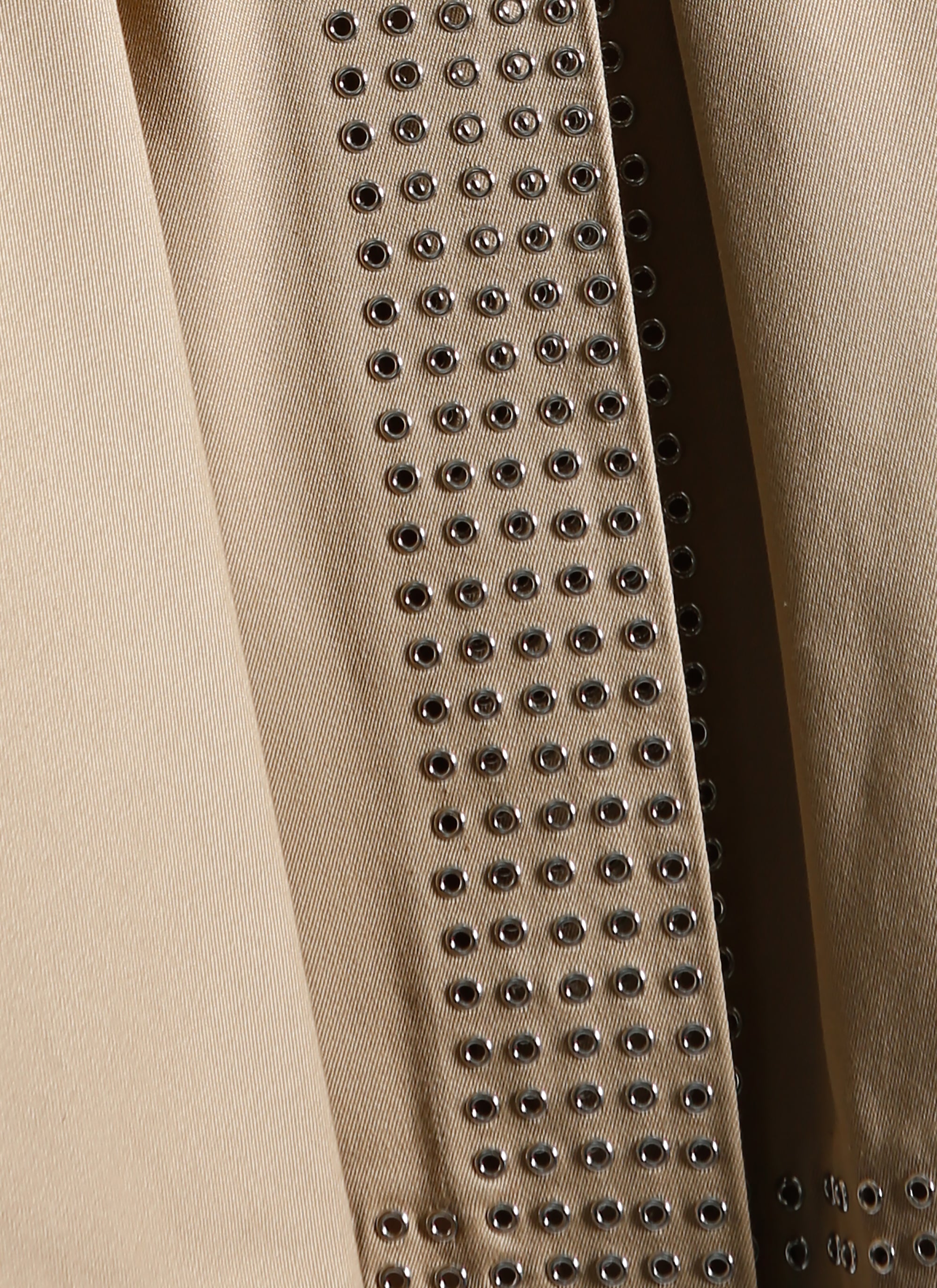 Jupe courte en gabardine - Beige