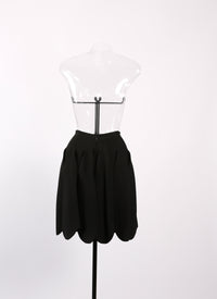 Jupe courte Mermaid - Noir