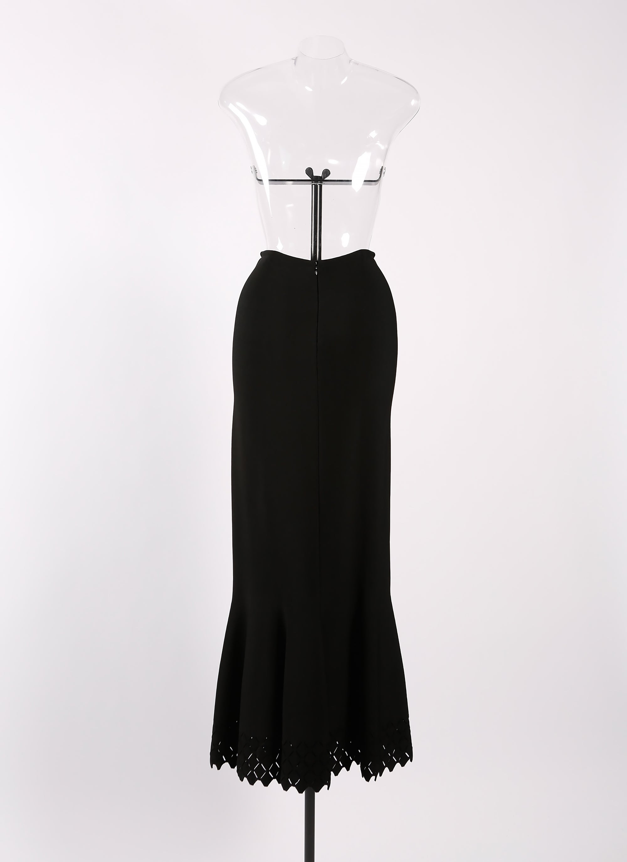 Jupe Diamant en maille - Noir