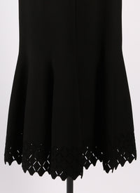 Jupe Diamant en maille - Noir