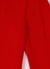 Mermaid Trousers - Scarlet