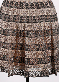 Robe sans manches Taranto en maille - Noir & Chair