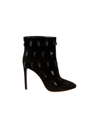 Tassel boots in leather - Black & Black