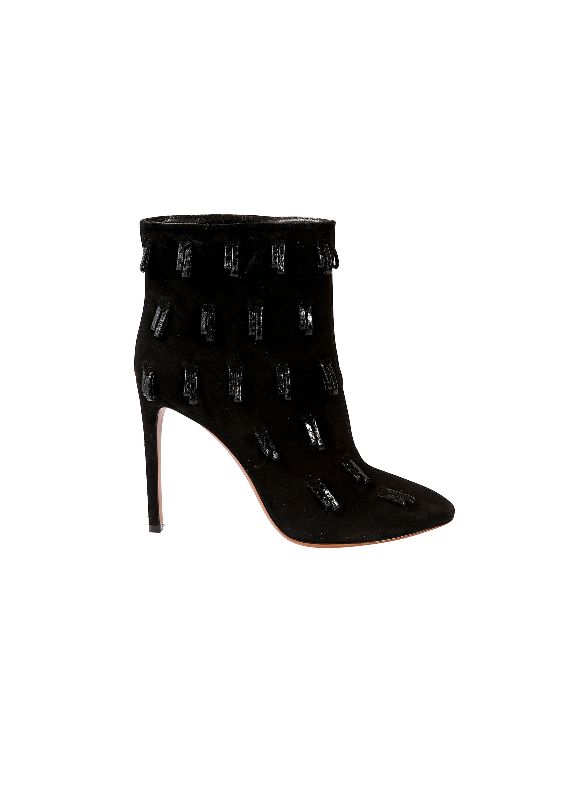 Tassel boots in leather - Black & Black