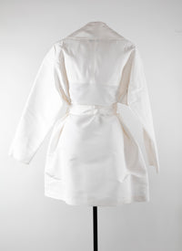 Trench en soie - Blanc