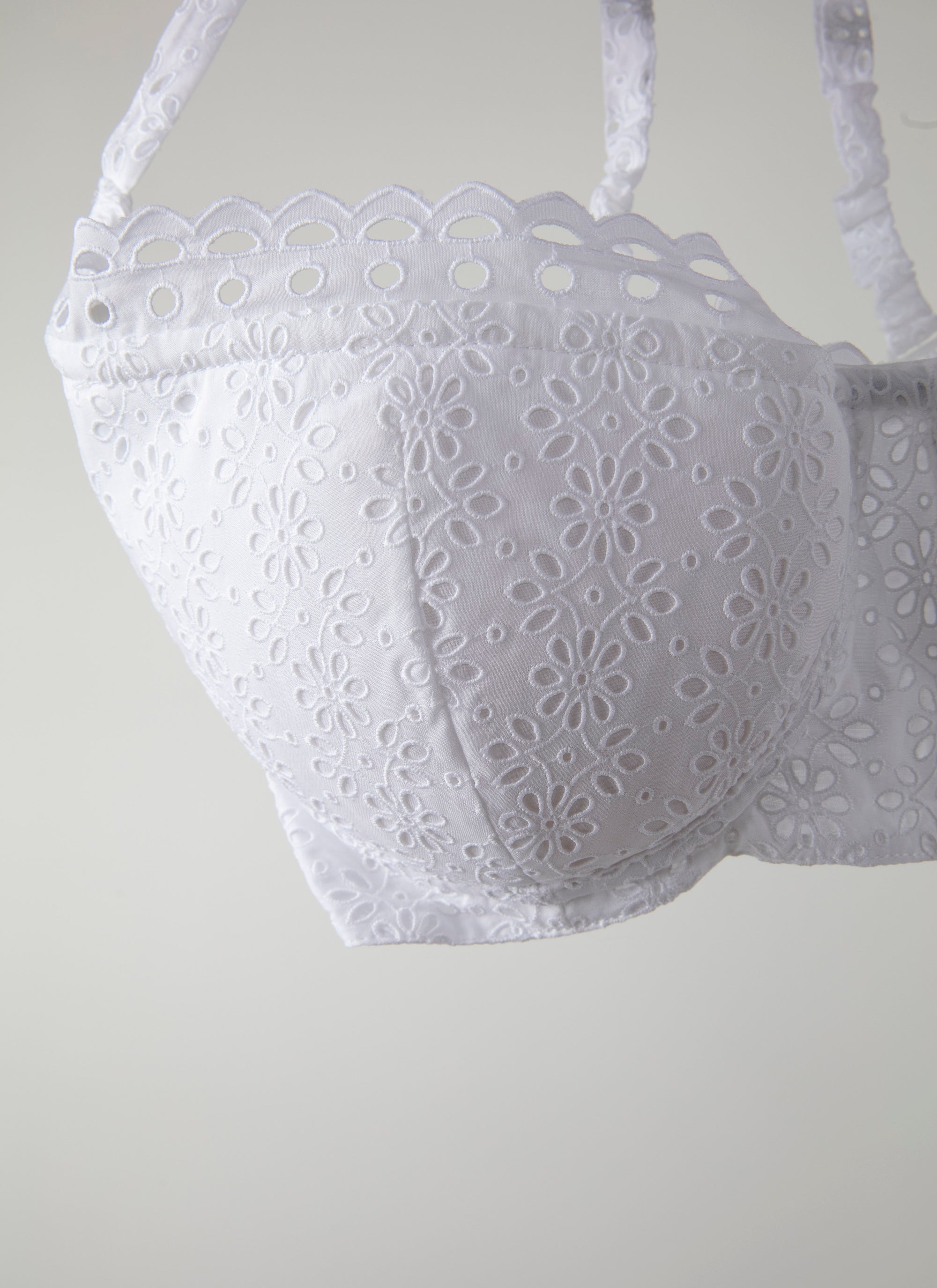 Soutien-gorge brodé - Blanc