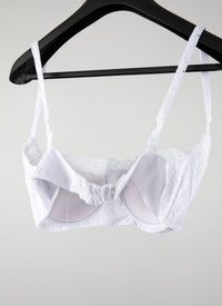 Soutien-gorge brodé - Blanc