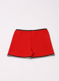 Short Mon Cœur - Rouge & Noir