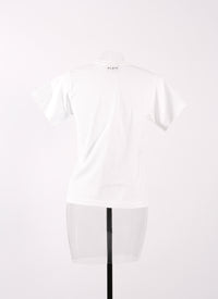 T-shirt Mon cœur - Blanc & Rouge