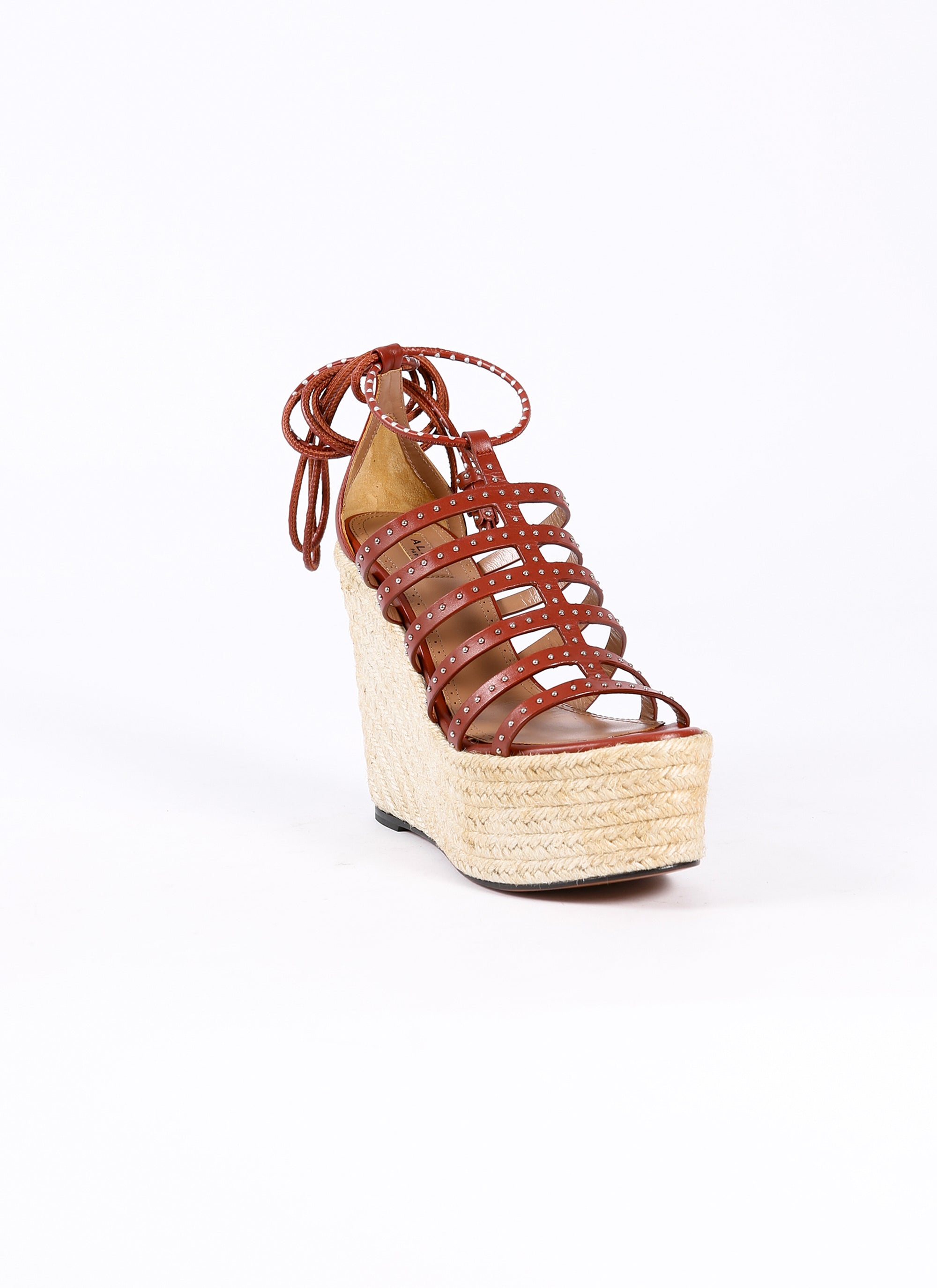Sandales à clous en cuir - Tomette
