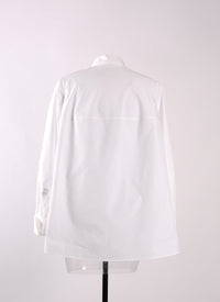 Chemise en popeline japonaise - Blanc