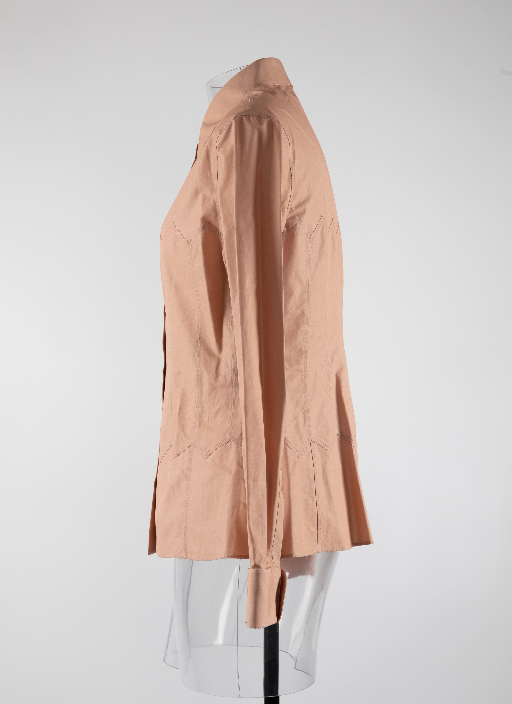 Chemise en popeline japonaise - Nude