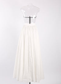 Spiral skirt - White