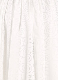 Spiral skirt - White