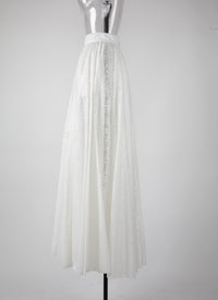 Spiral skirt - White