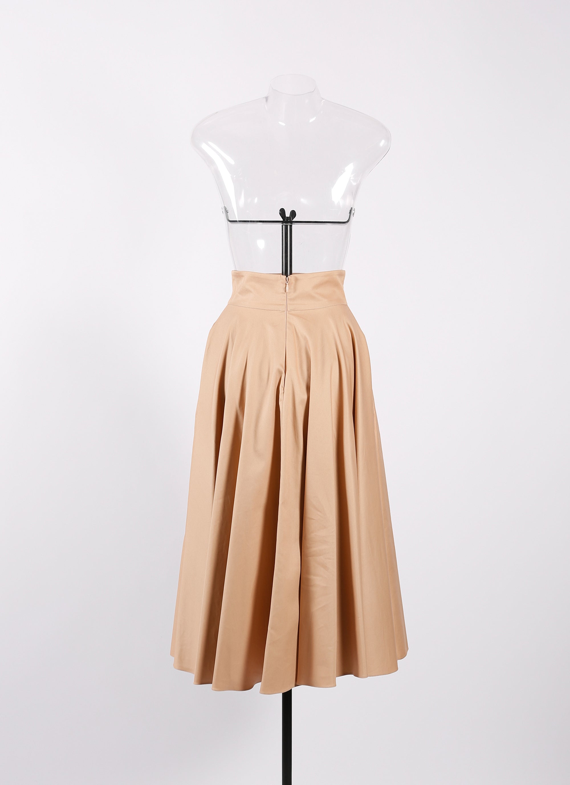 Gabardine skirt - Flesh Pink
