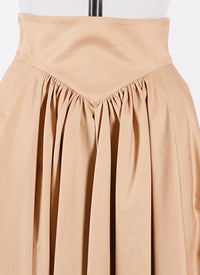 Gabardine skirt - Flesh Pink
