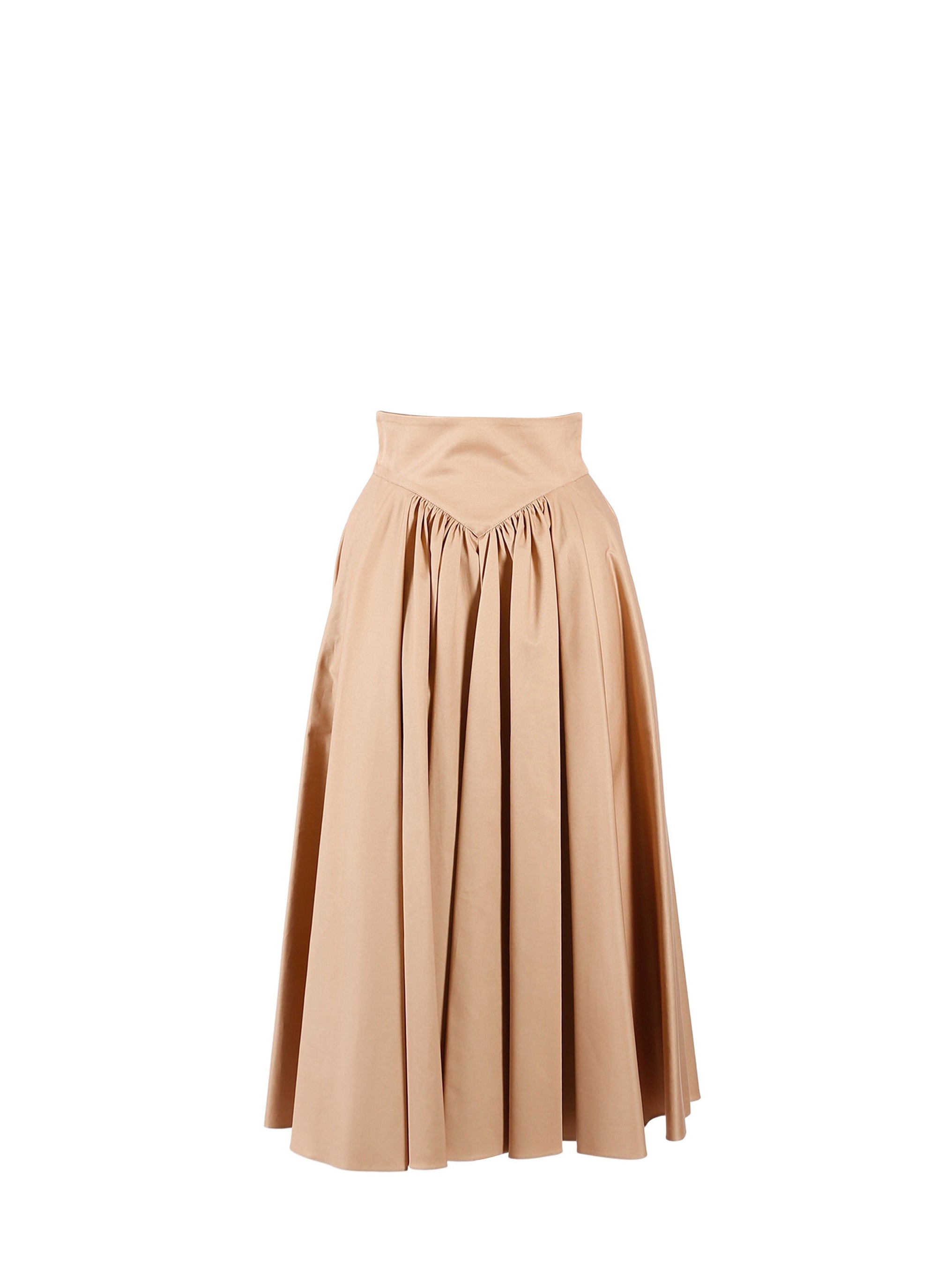 Gabardine skirt - Flesh Pink