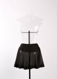 Mini-jupe Intime - Noir