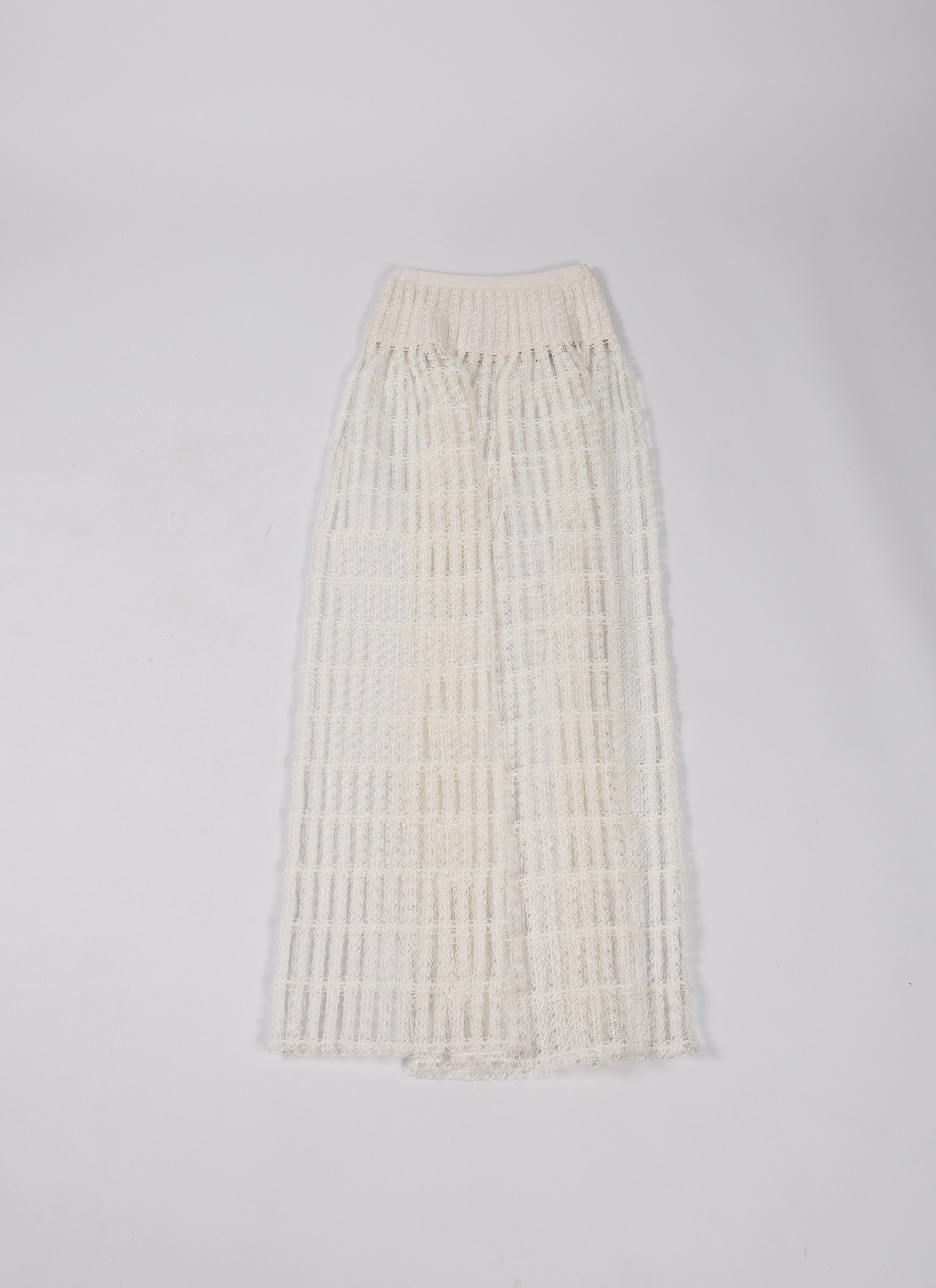 Jupe à fleurs - Blanc
