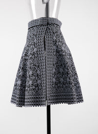Labyrinth skirt - Black & White