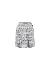 Labyrinth skirt - White & Black
