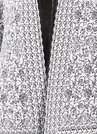 Labyrinth skirt - White & Black