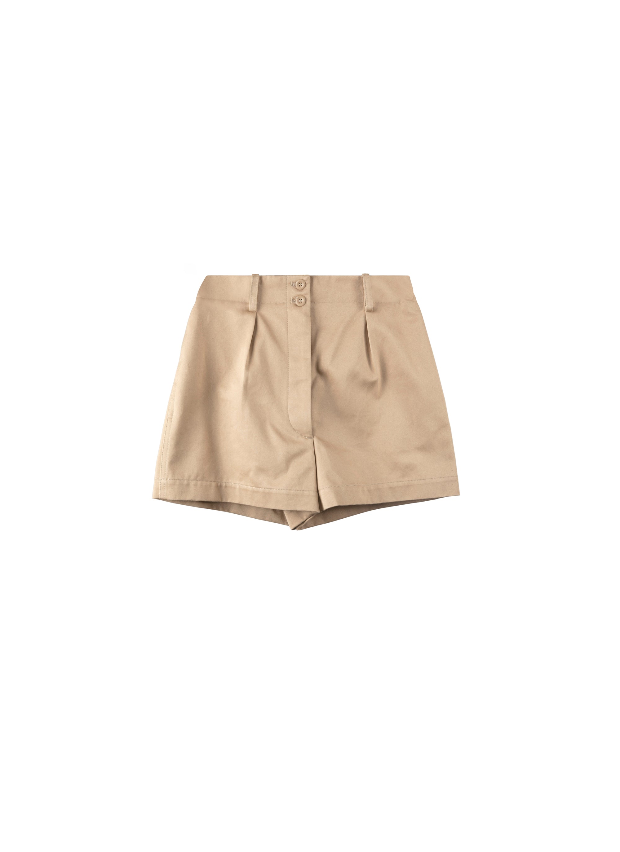 Gabardine shorts - Sand