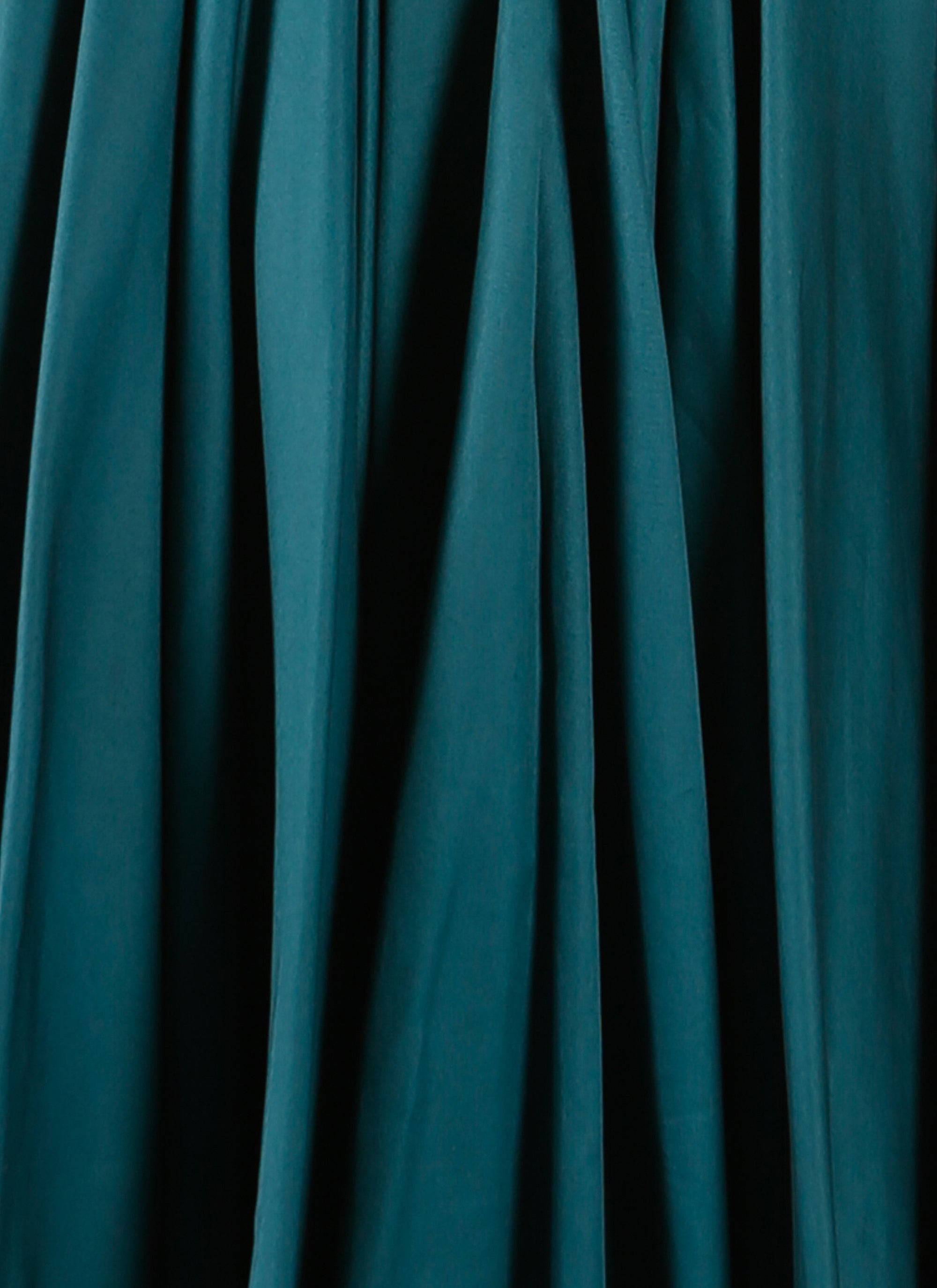 Sleeveless gabardine dress - Sea Green