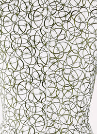 Robe sans manches Dédale - Blanc & Vert