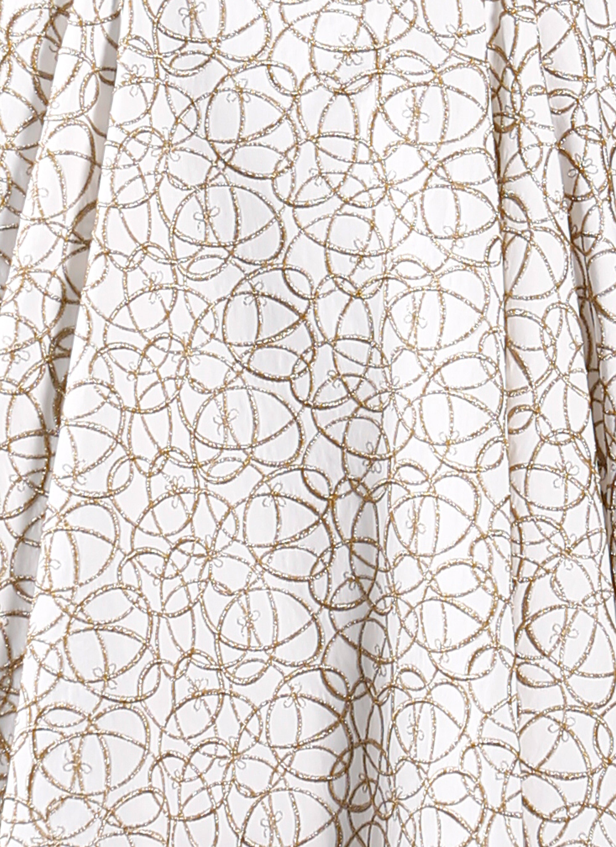 Robe sans manches Dédale - Blanc & Or