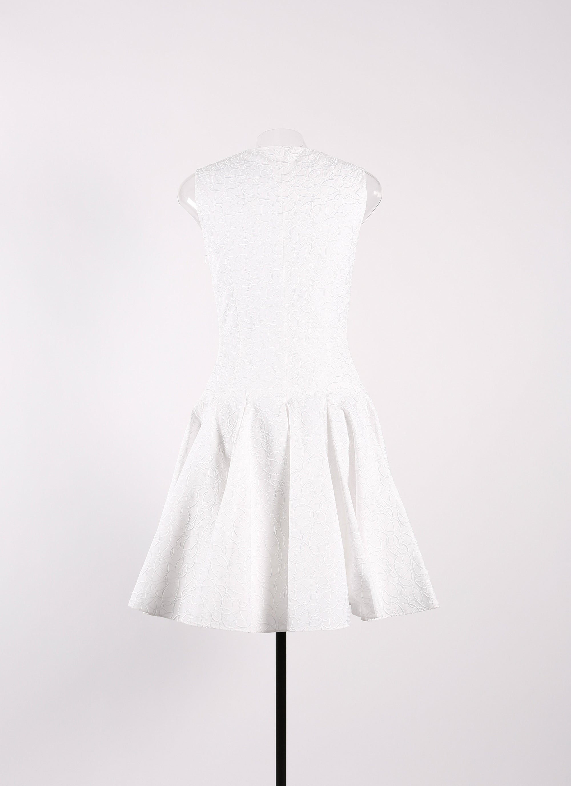 Daedalus sleeveless dress - White