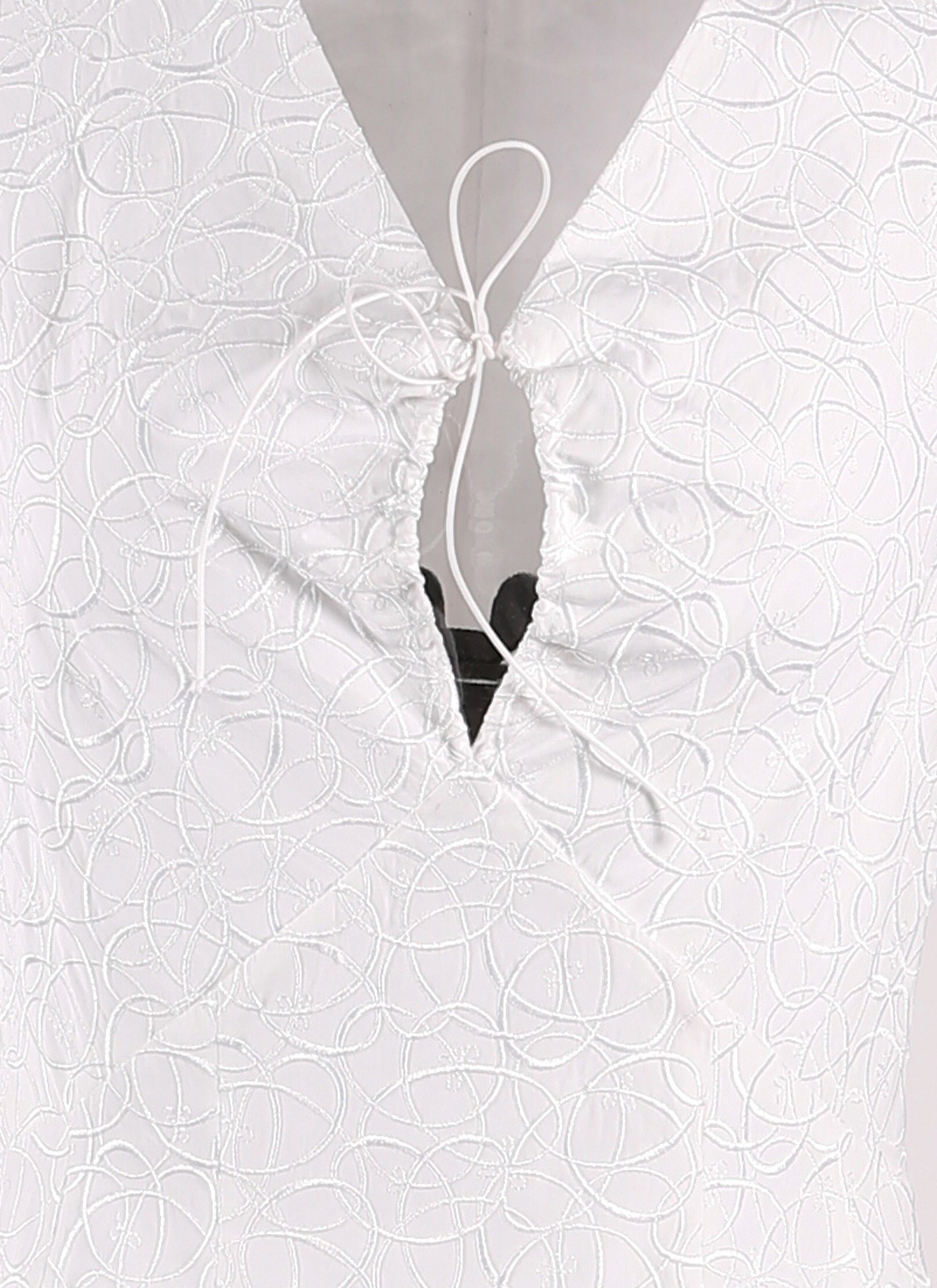 Daedalus sleeveless dress - White