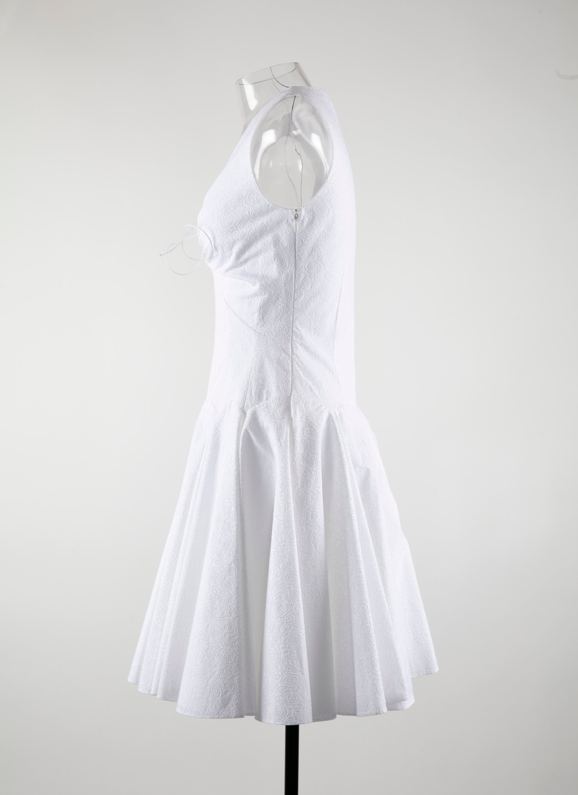 Robe sans manches Labyrinth - Blanc