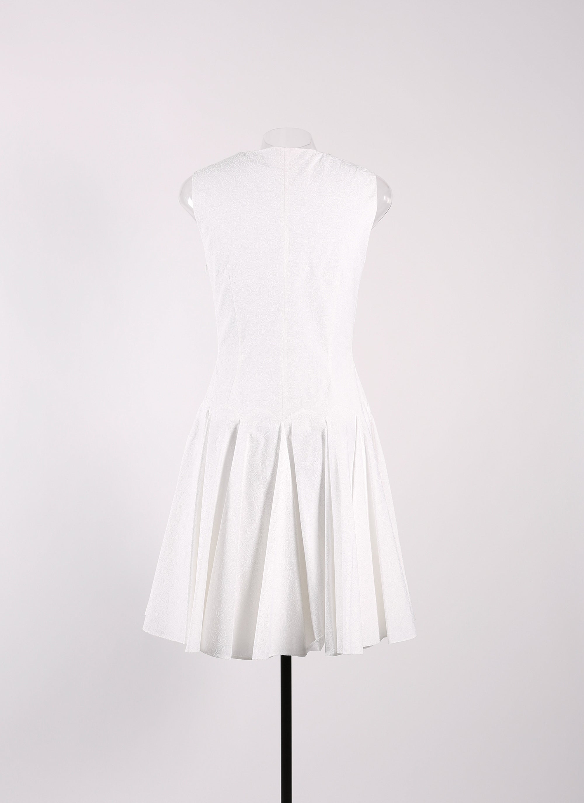 Robe sans manches Labyrinth - Blanc