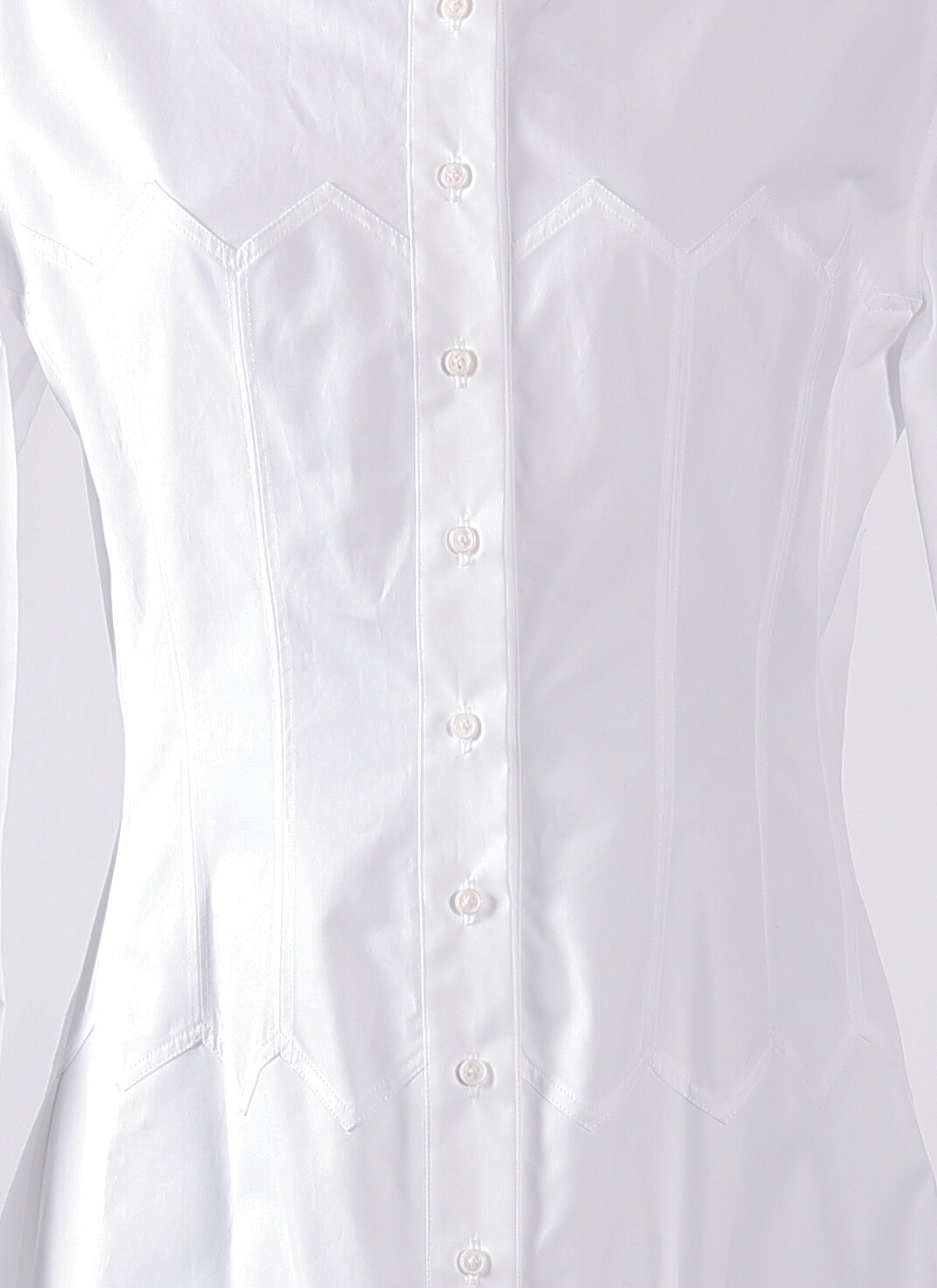 Japanese poplin dress - White